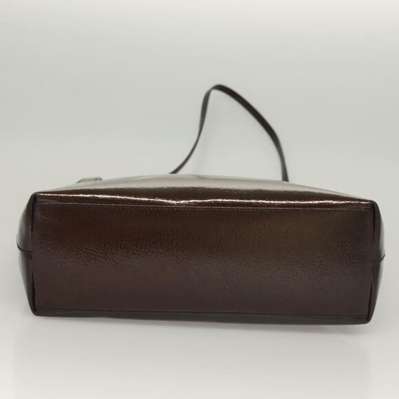 GUCCI Shoulder Bag Enamel Brown Silver 001 2058 001 2058 - Picture 9 of 12